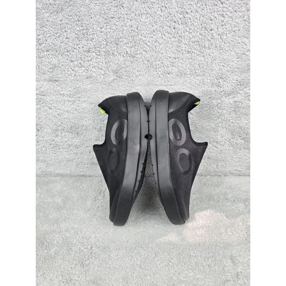 OOFOS OOmg eeZee Low Black Slip-On Shoes Recovery Comfort Sneakers Mens 8 EU 41